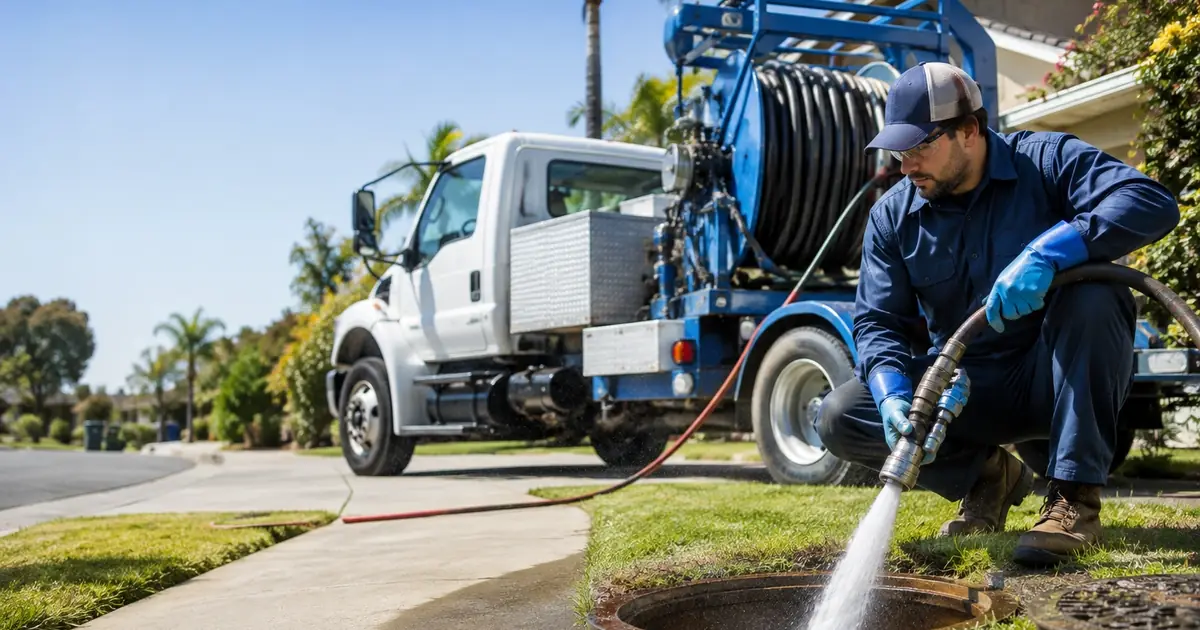 Hydro jet sewer cleaning Thousand Palms