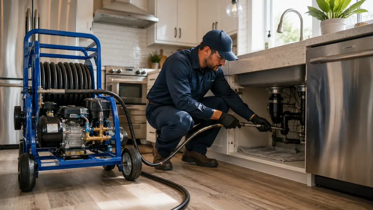 Kitchen Drain Hydro Jetting in Thousand Palms