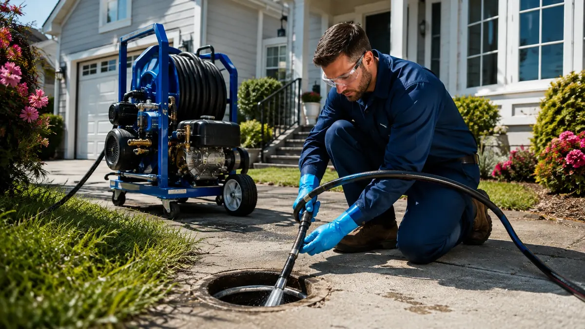 Residential Hydro Jet Drain Cleaning in Thousand Palms